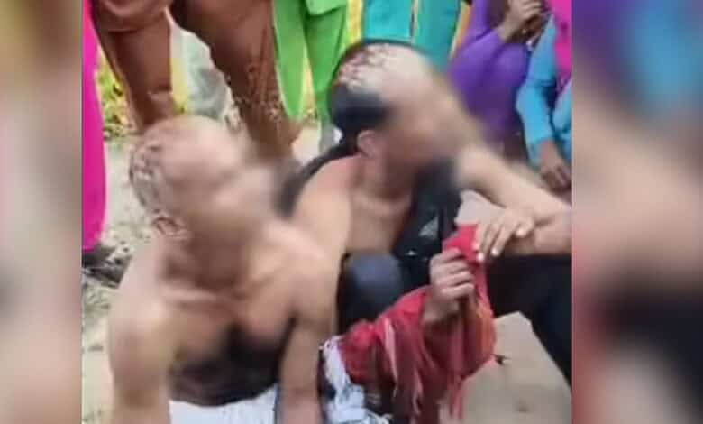 Two young men were attacked, their heads shaved for misbehaving with women in Gujarat
