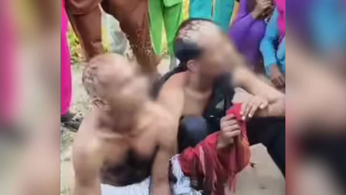 Two young men were attacked, their heads shaved for misbehaving with women in Gujarat