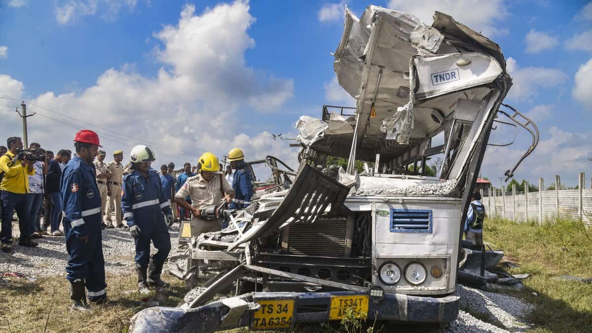 Telangana bus accident