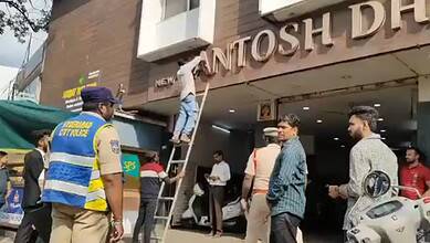 Officials pull down duplicate Santosh Dhaba signboards in Hyderabad