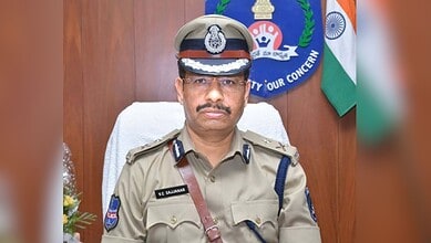 Hyderabad police Commissioner VC Sajjanar