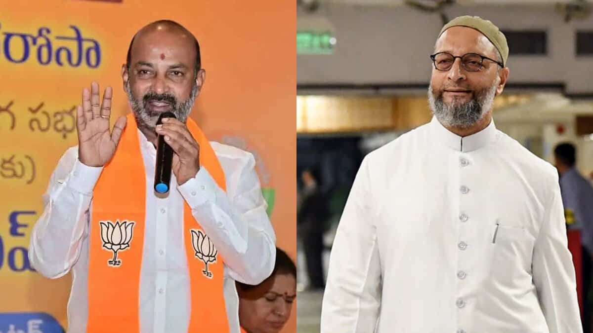 Bandi Sanjay Asaduddin Owaisi
