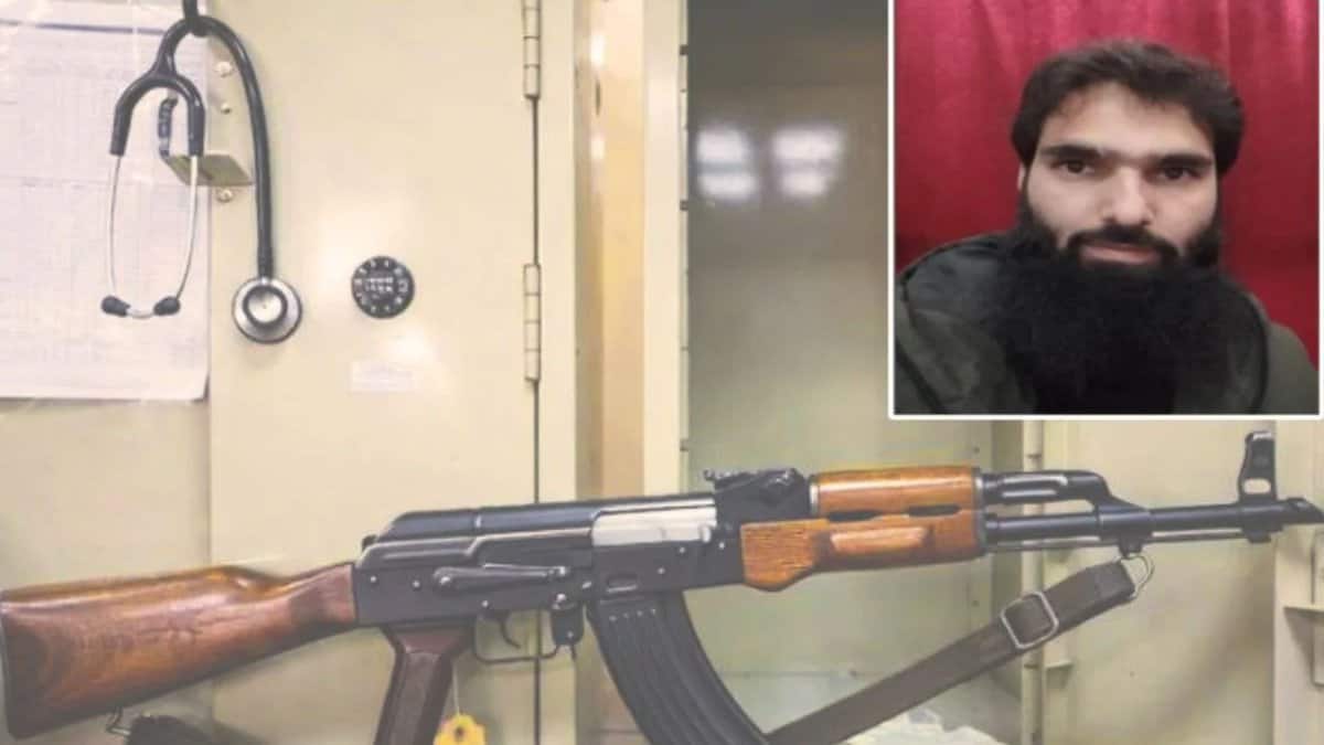 Kashmiri doctor was arrested in Faridabad for possessing huge ammunition at his rented house