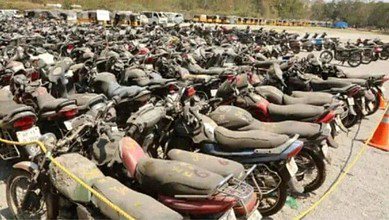 Abandoned vehicles in Hyderabad