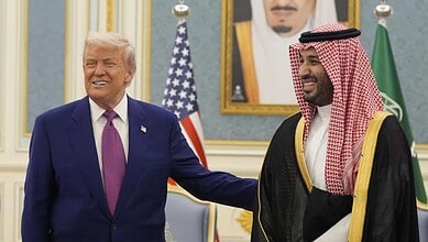 Donald Trump and Mohammed bin Salman