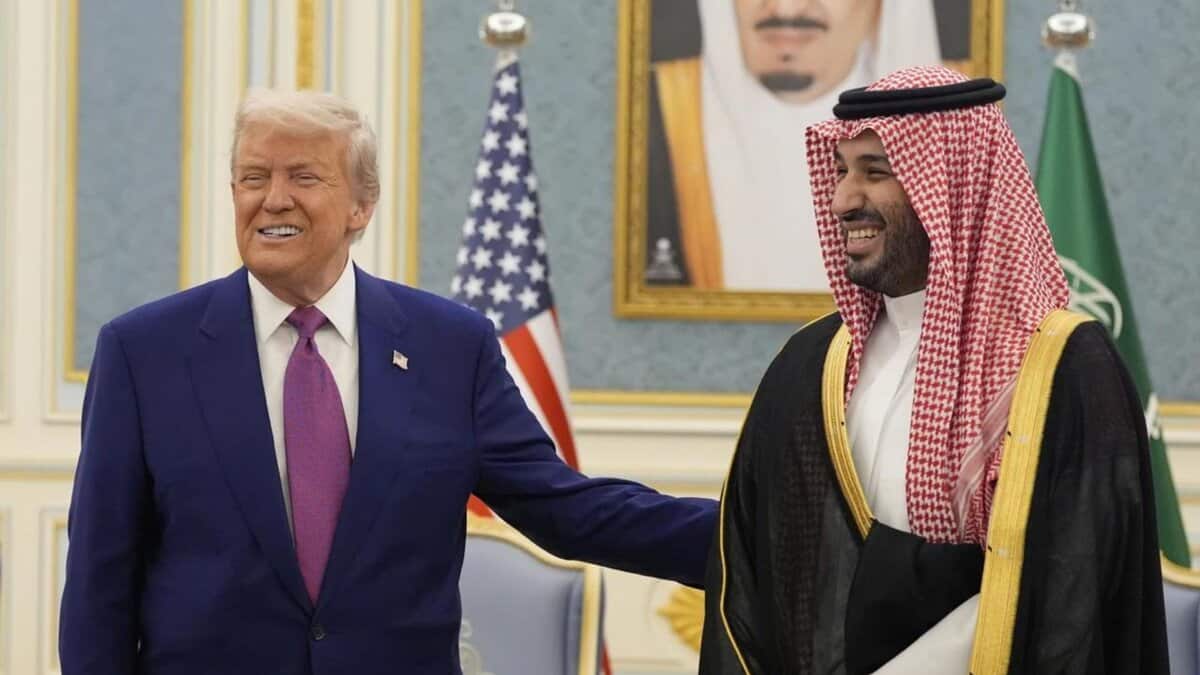 Donald Trump and Mohammed bin Salman