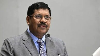 CJI BR Gavai addresses a meeting