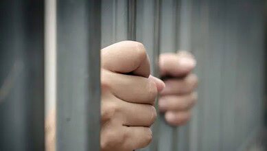 Representational image of an arrested person