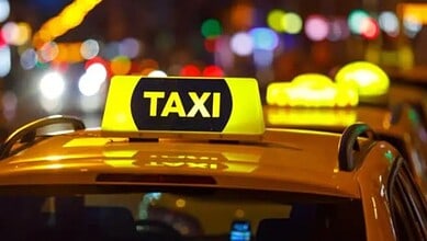Representational image depicting a cab