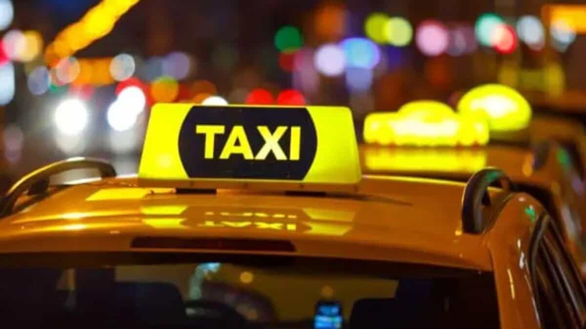 Representational image depicting a cab