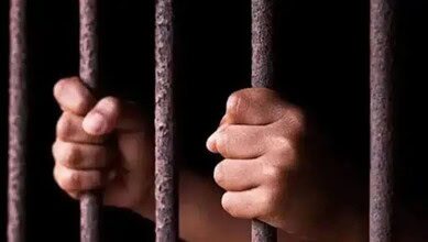 Representational image of an arrested person