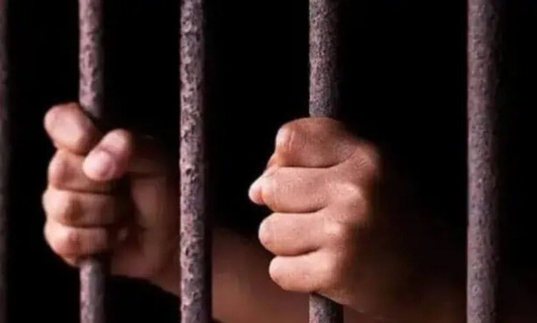 Representational image of an arrested person