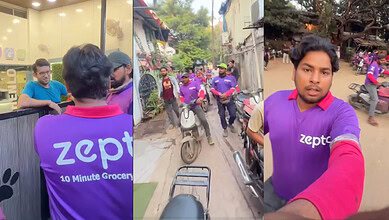 Zepto delivery agents confront customer in group over assault