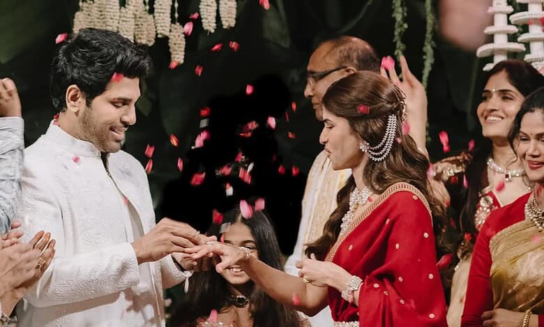 Allu Sirish engagement photos
