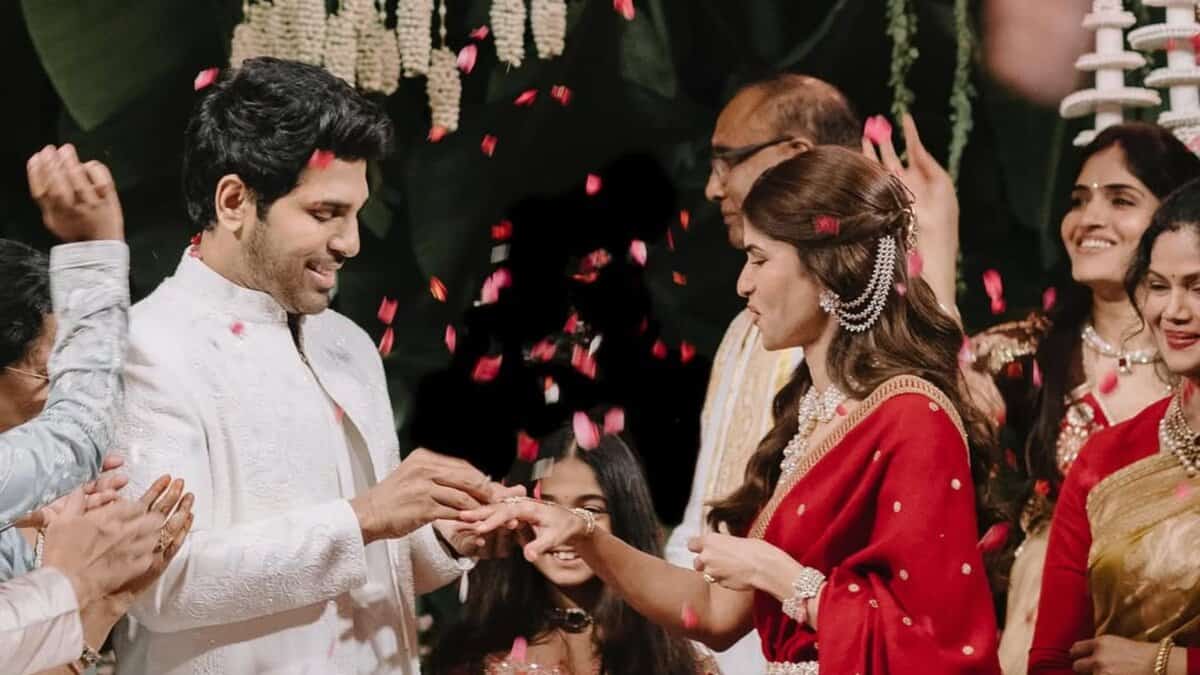 Allu Sirish engagement photos