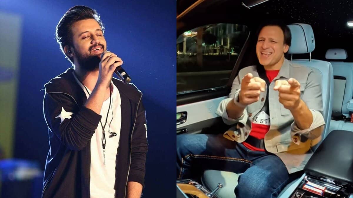 Atif Aslam and Vivek Oberoi