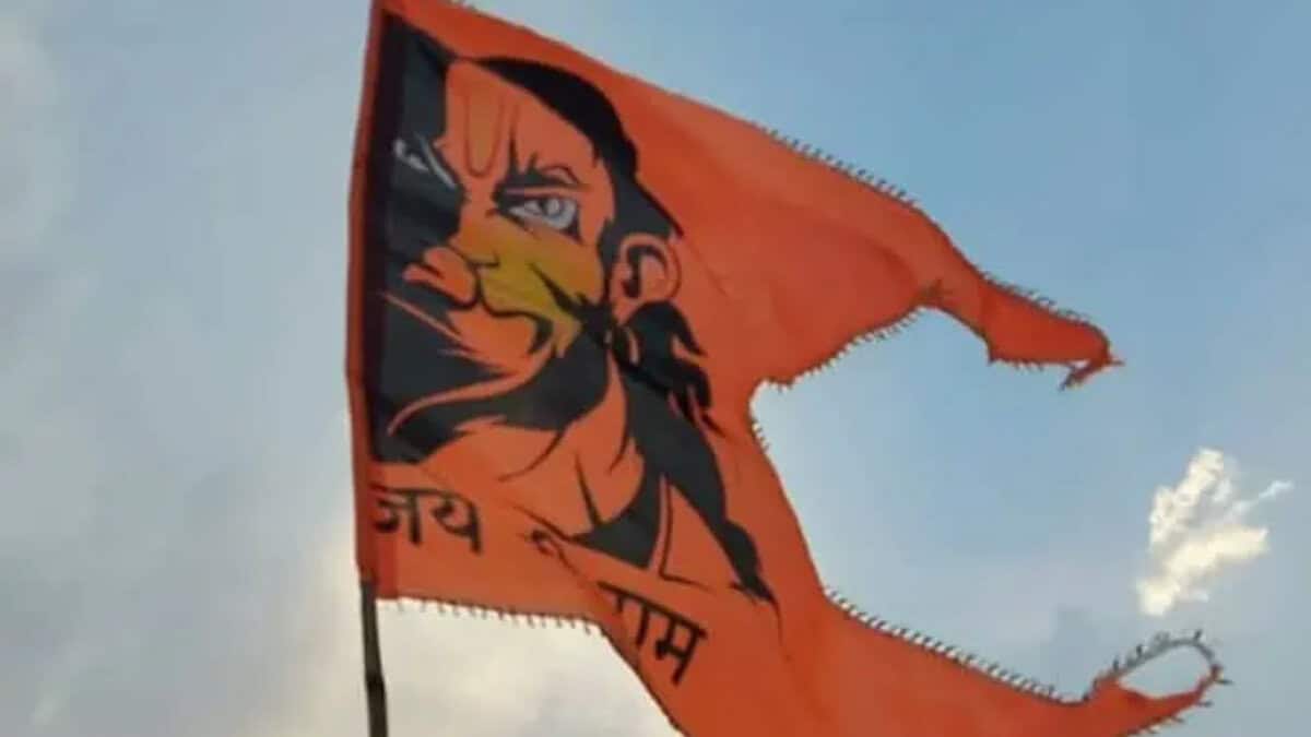 Bajrang Dal's flag