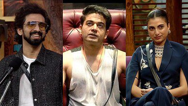 Bigg Boss 19 contestants Amaal, Gaurav and Farrhana