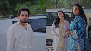 Hania Aamir and Bilal Abbas Khan from Meri Zindagi Hai Tu