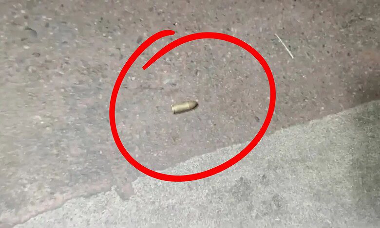 Bullet cartridges recovered from Delhi blast site
