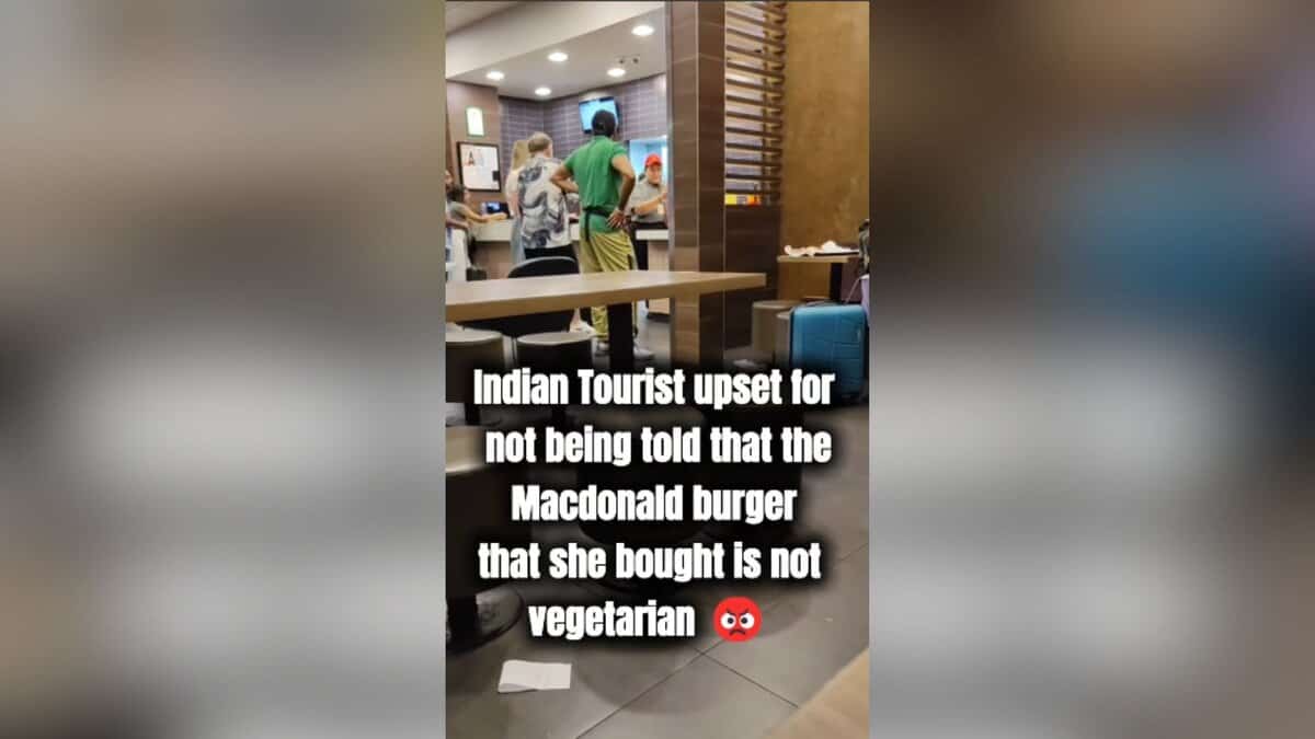 Indian woman outraged after being served non-veg burger at Malaysian McDonald's