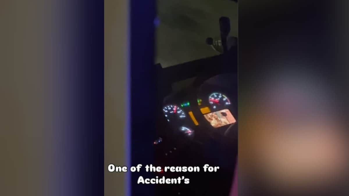 Bus driver seen watching Bigg Boss while driving