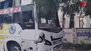 Two killed in separate bus accidents in Andhra Pradesh