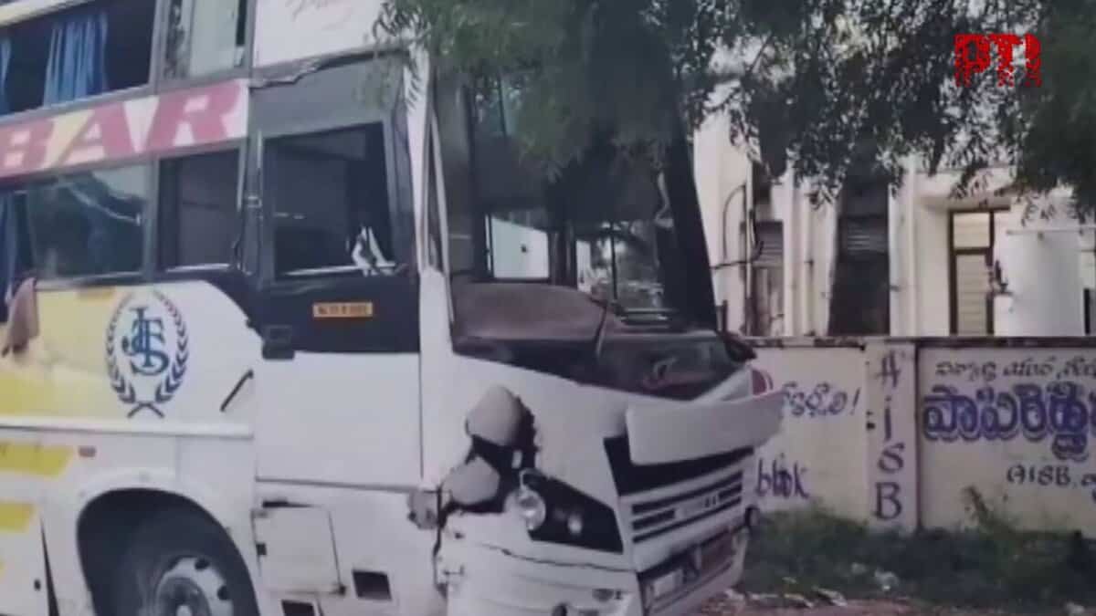 Two killed in separate bus accidents in Andhra Pradesh