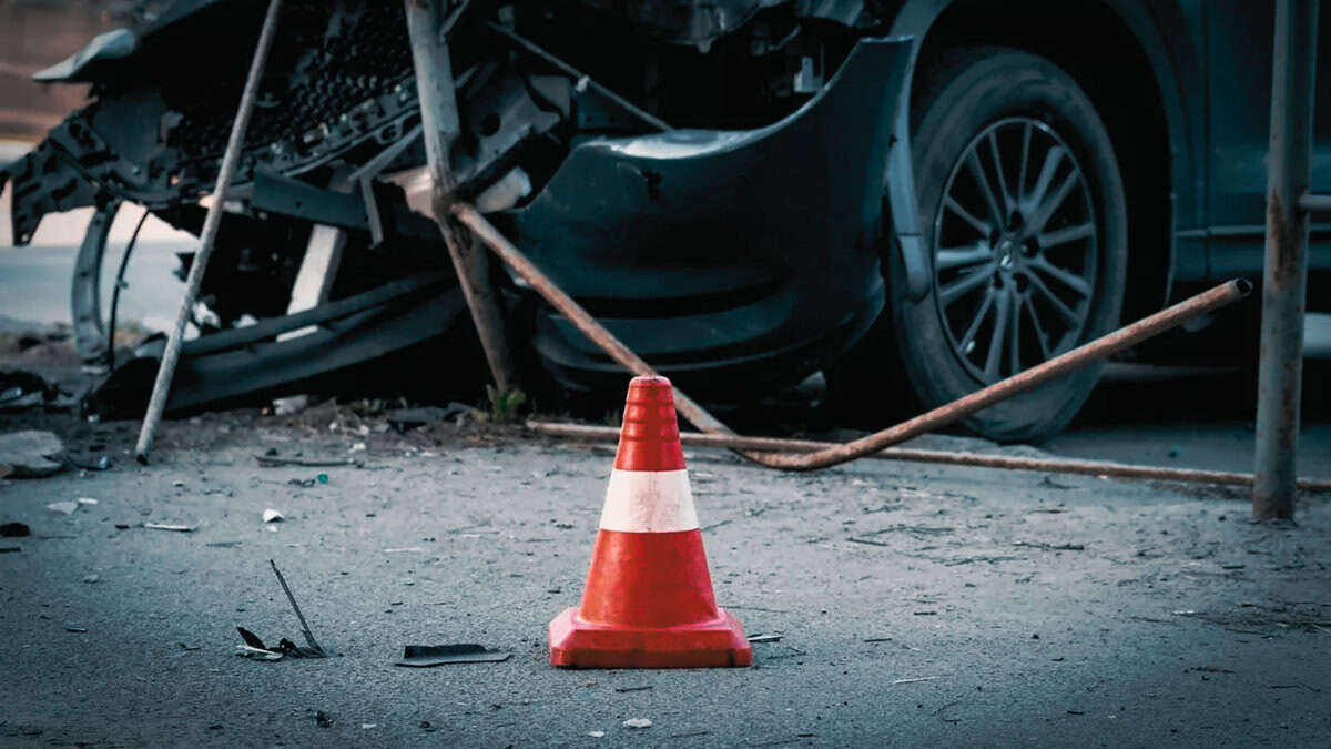 Representative image of a car accident