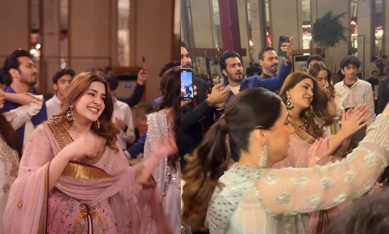 Pakistani stars at a wedding