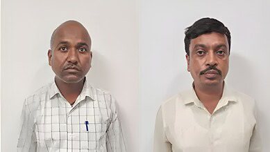 Thirupathaiah (left) Gouni Vishwanatham (right)