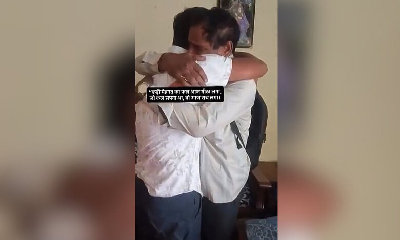 CA son surprises father with achievement