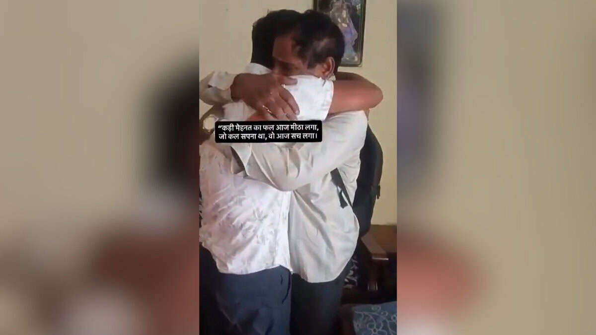 CA son surprises father with achievement