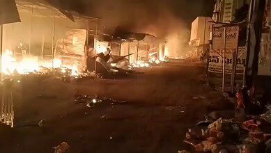 fire in telangana
