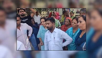 protests held at Maharshi Dayanand University after sanitation workers were told to prove their mestruation