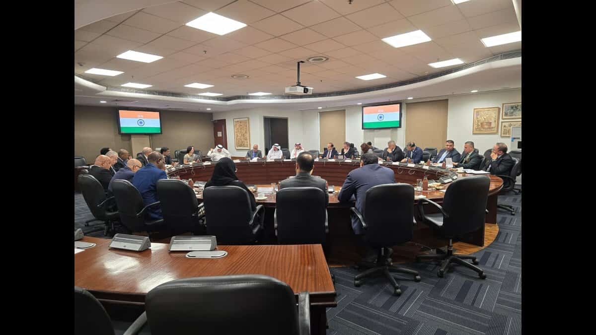 Officials from India and Arab nations attend a consultation meeting chaired by the Ministry of External Affairs in New Delhi to strengthen cooperation.