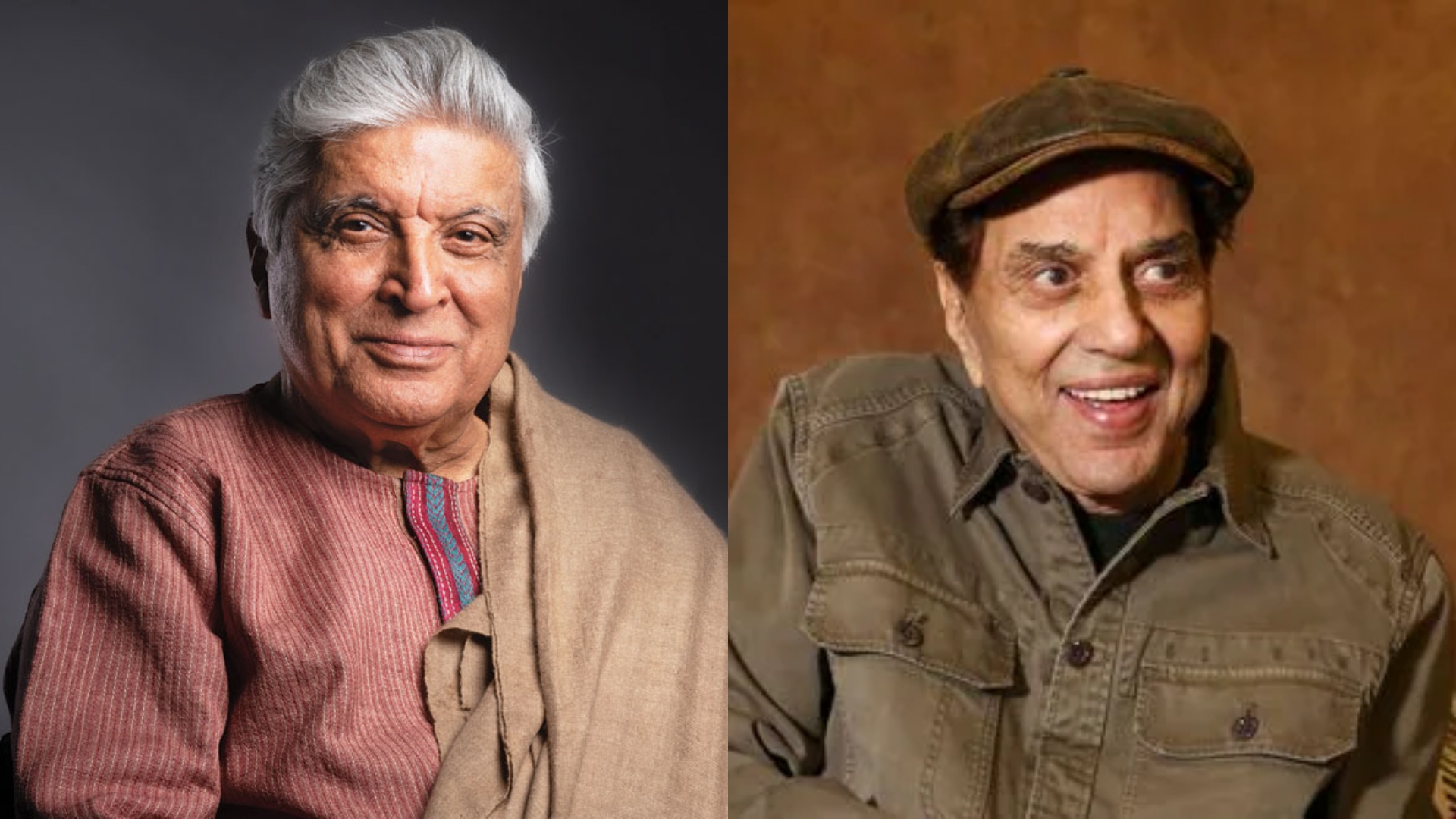 Javed Akhtar and Dharmendra
