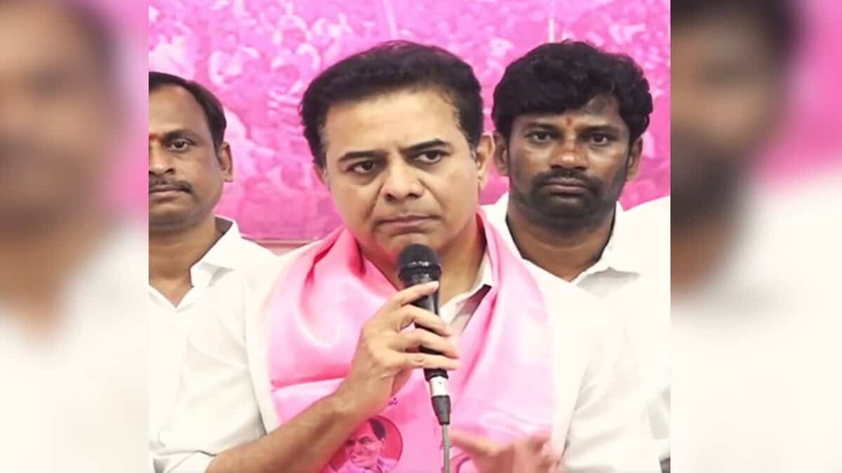 Bharatiya Rashtra Samithi (BRS) working president KT Rama Rao