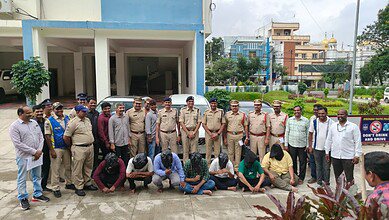 Ten arrested by Amberpet police for abduction