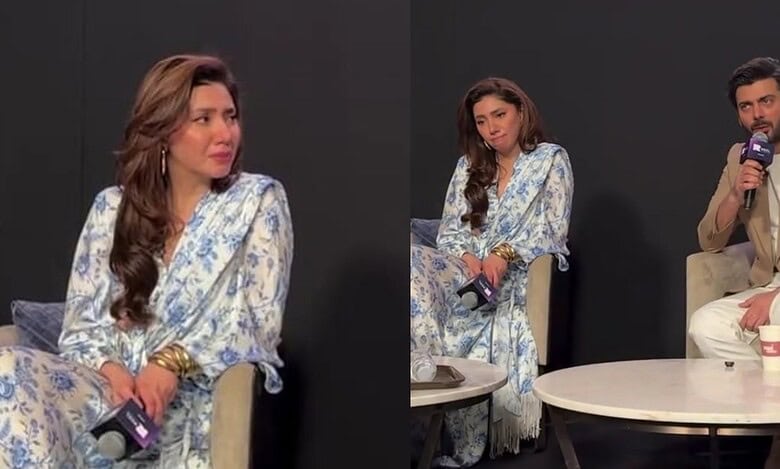 Mahira Khan and Fawad Khan during Neelofar promotions