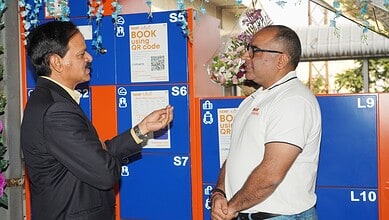 Lockers at Hyderabad metro