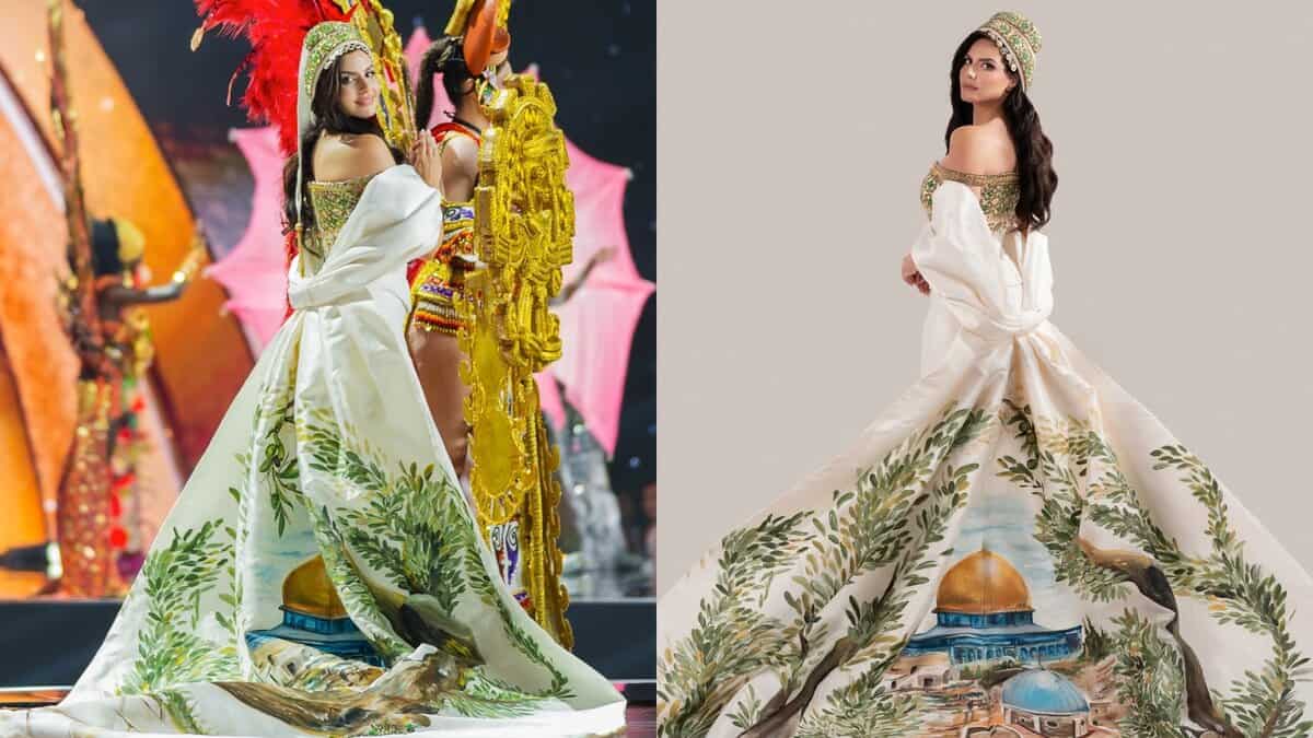 Nadeen Ayoub is the first-ever contestant representing Palestine at Miss Universe contest