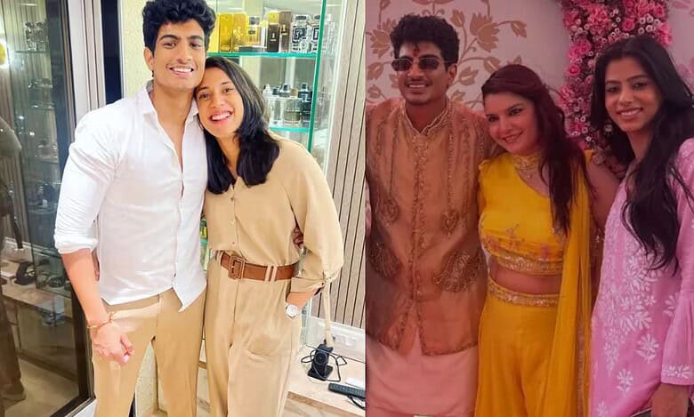 Smriti Mandhana, Palash Muchhal and the choreographers