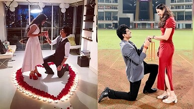 Palash Muchhal's photos with Birva Shah and Smriti Mandhana