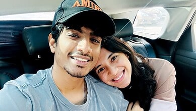 Palash Muchhal and Smriti Mandhana