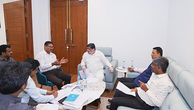 Ponnam Prabhakar conducts review meeting with Transport department