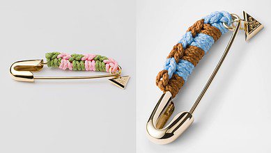 Prada safety pins