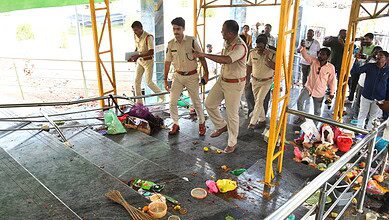 Stampede at Kasibugga Temple in Andhra