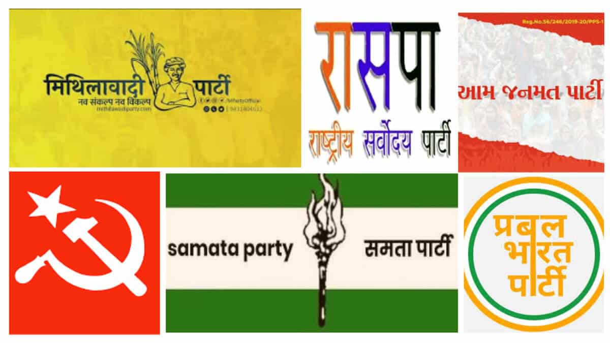 registered unrecognised parties in Bihar failed to disclose financial records