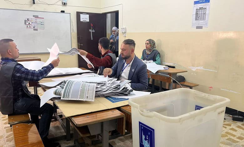 vote counting as Iraq’s parliamentary elections progress